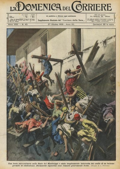 A University Party in the State of Mississippi was Tragically Interrupted by the Collapse? by Achille Beltrame